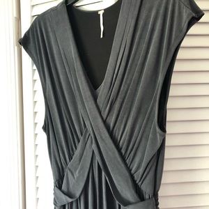 Free People Gray Flow Dress